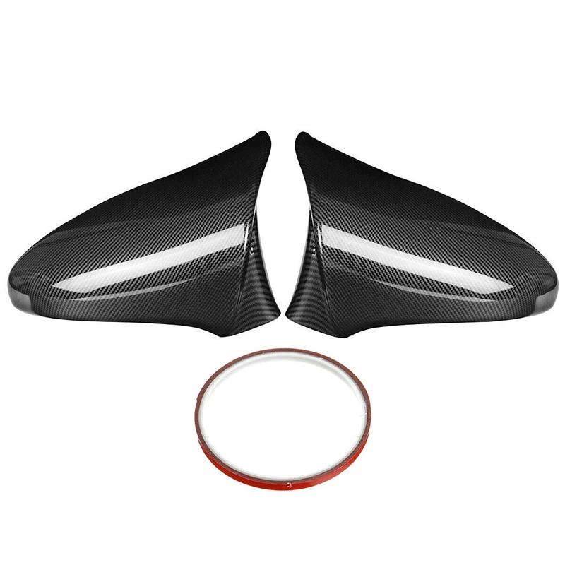 For LHD LEXUS IS ES GS LS CT RC F-Sport 2014- ABS Car Side Mirror Cover Wing Cap Exterior Door Trim Adhesive Sticker Parts