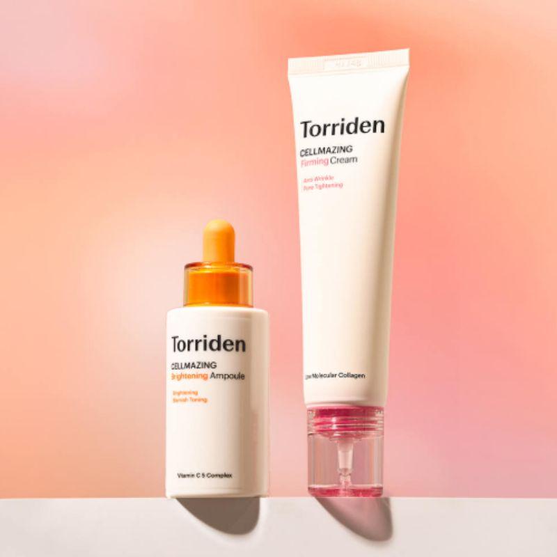 Набор Torriden Vita Collagen Ампула 30 мл + Укрепляющий Крем 60 мл – Осветление, Упругость и Увлажнение Дуэт Уходовых Средств