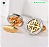 Two-tone Men's Suit Brooch With Gold Interior And Exterior