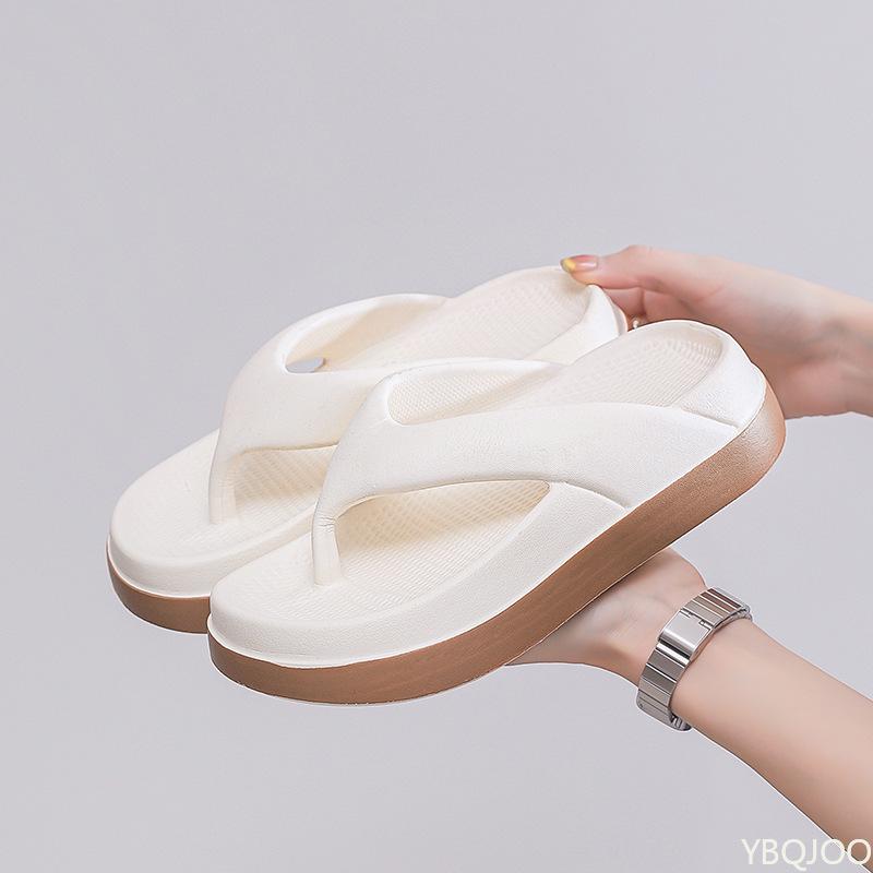 Fashion Summer New style flip flops Ladies outdoor non slip shoes Thick soled Beach Shoes Fashion Women's Cold slippers Mujer Zapatos