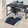 1pc Anime Jujutsu Kaisen Satoru Gojo Chair Mat, Office Desk Rug with Cool Design, Non-Slip Carpet for Home Decor, Suitable for All Seasons, Perfect Gi