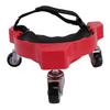 Rolling Knee Pad with 360 Degree Turn Casters Wheeled Knee Creeper for Floor Painting Car Repairing Garage Workshop Red