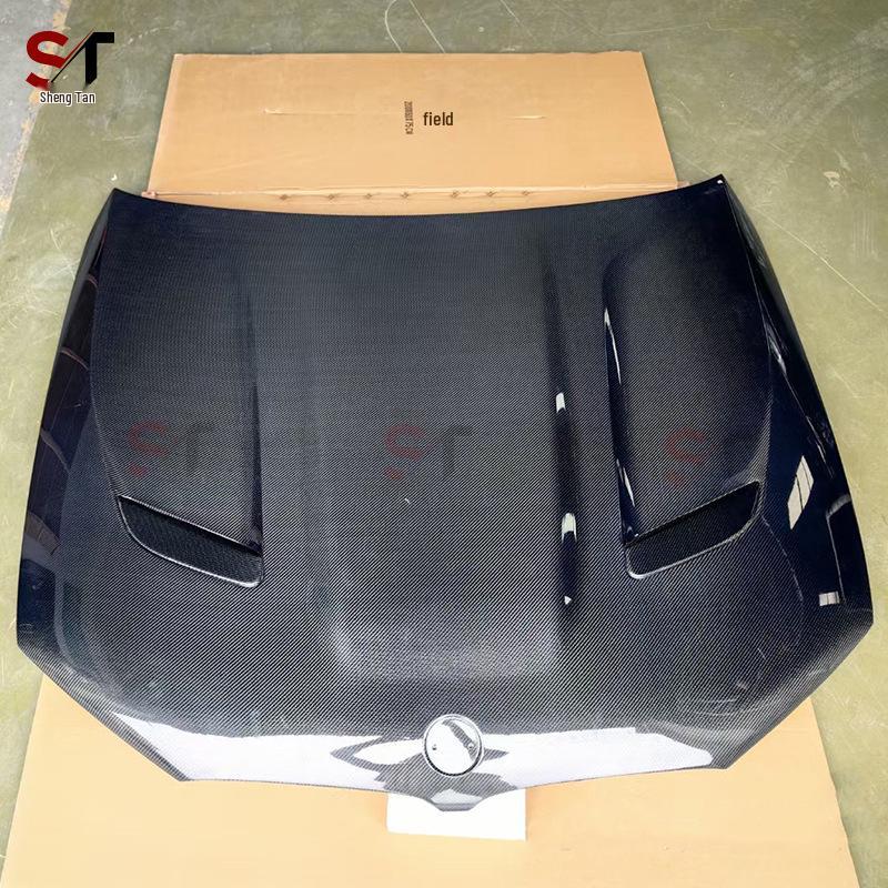 BMW M5 F90 G30 G38 Carbon Fiber Engine Hood Cover Body Kit