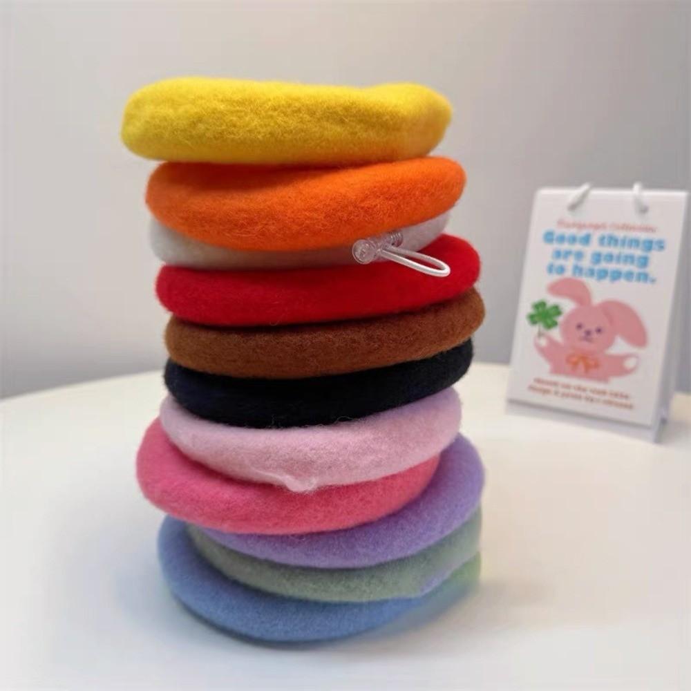 Cute Soft Dog Fleece Hat Beret Warm Windproof Dog Warmer Winter Hats Knitted Pet Headwear Cat Dog Cap Pet Hat Photo Props