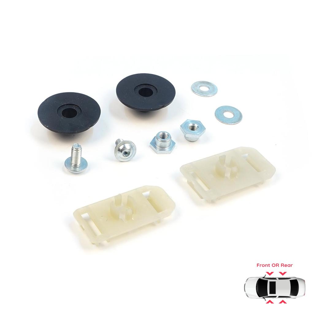 BWR5012+BWR5032 Window Regulator Glass Rail Mount Bracket Sash Clips Set for Mercedes C Class W203 S203 CL203 CLC 2037200114