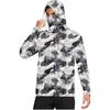 Men's Casual Hooded Long Sleeve Sun Protection Shirt Lightweight Breathable Fabric Quick Dry Outdoor Top with Camouflage Print