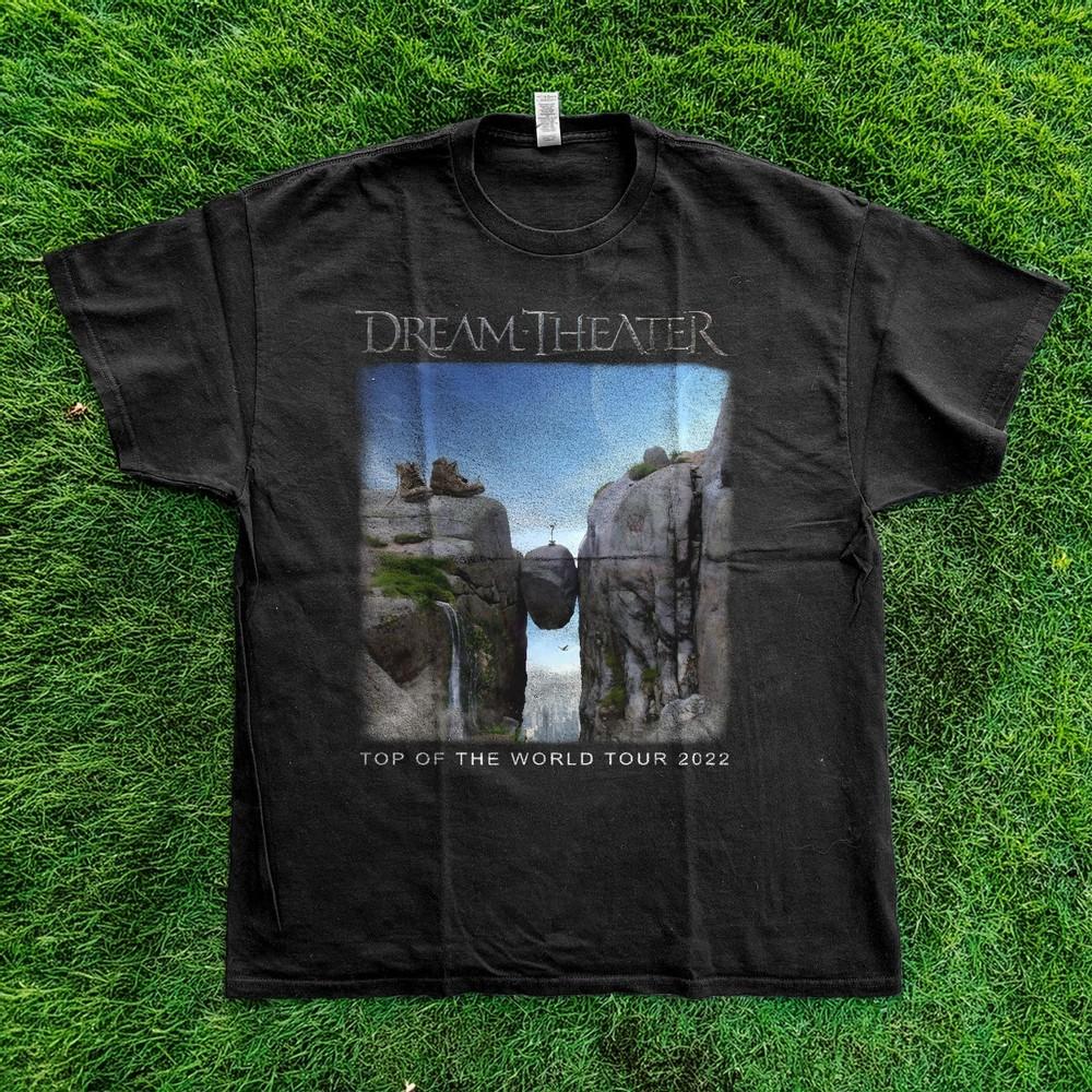 Dream Theater A View From The Top Of The World U.S. Tour Black Cotton Tshirt Unisex T-Shirt M