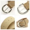 New PU Suede Belt Women's Versatile Shirt Dress Trouser Waist Seal Korean Version Retro Women's Wide Belt