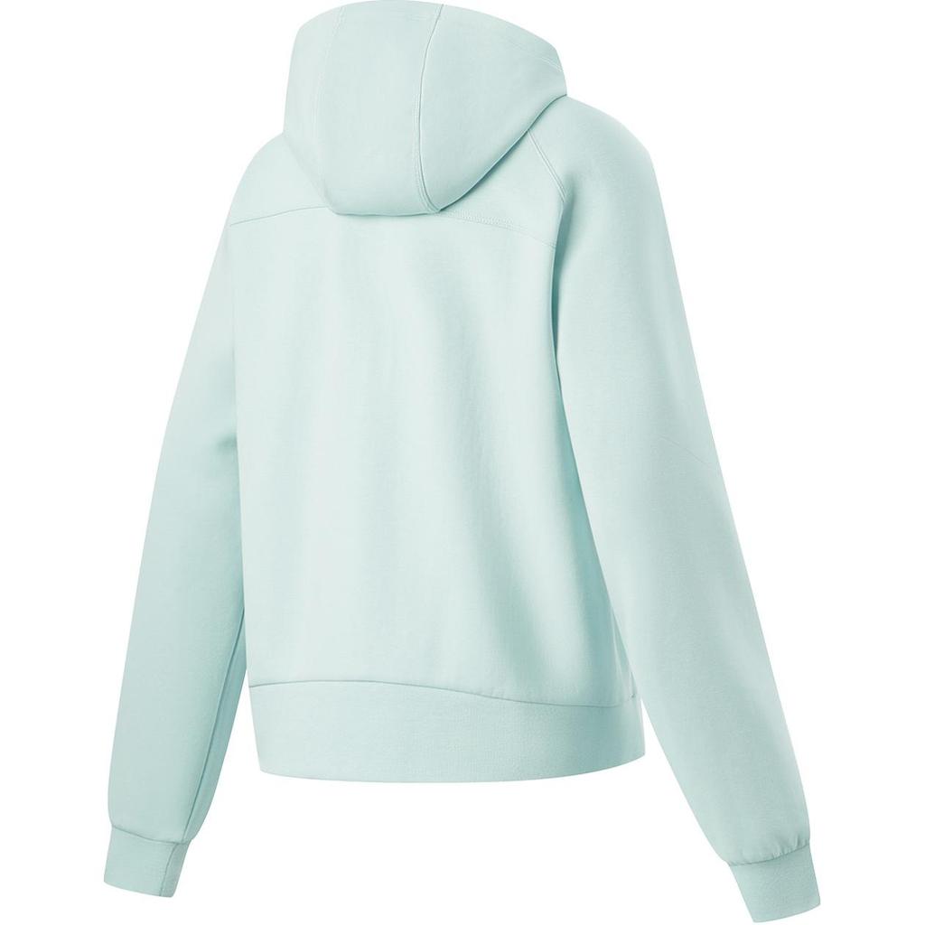 Li-Ning Minimalist Breathable Comfortable Hoodie Women Tops Feather-Green AWDU158-3