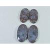 29-30MM Red Bloodstone Oval 02Pcs Matched Pair Cabochon for Earring Making SK-3498