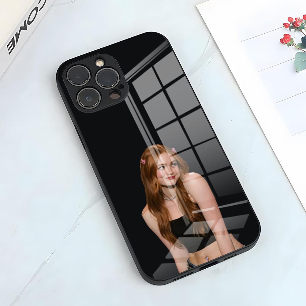 S-Sadie Sink Actress Phone Case For IPhone 17 Pro Max 15 Pro 16 14 Plus 12 13 Mini 11 Pro Shockproof Glass Cover