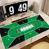 Texas Poker Mat Thick Rubber Tablecloth Nonslip Game Layout Mat Tabletop Holdem Mats For Home Entertainment Board Game HYBXXC