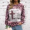 Autumn and Winter Women's 3D Leopard Print Crew Neck Hoodies & Sweatshirts (women’s)