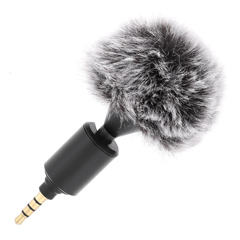 Mini 3.5mm Plug and Play Cardioid Microphone for Mobile Phone DSLR Camera Camcorders