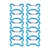 10pcs Bone Aluminum Keychains Clip Hiking Keychains Mountaineering Carabiner for Travel and Sports