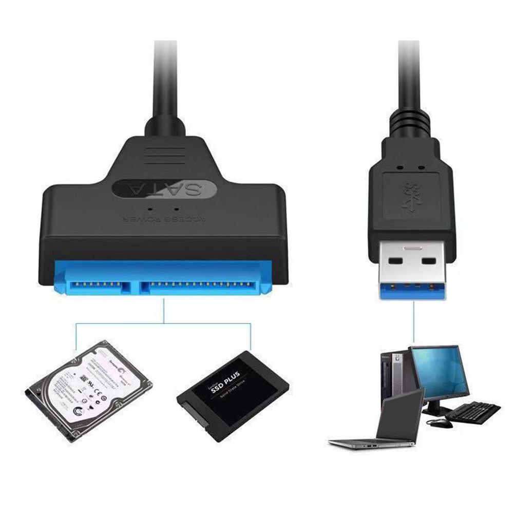 Festplattenadapterkabel 2,5 Zoll USB Easy Drive Kabel Festplatte Easy Drive Leitung SATA22 Pin String Oral Line