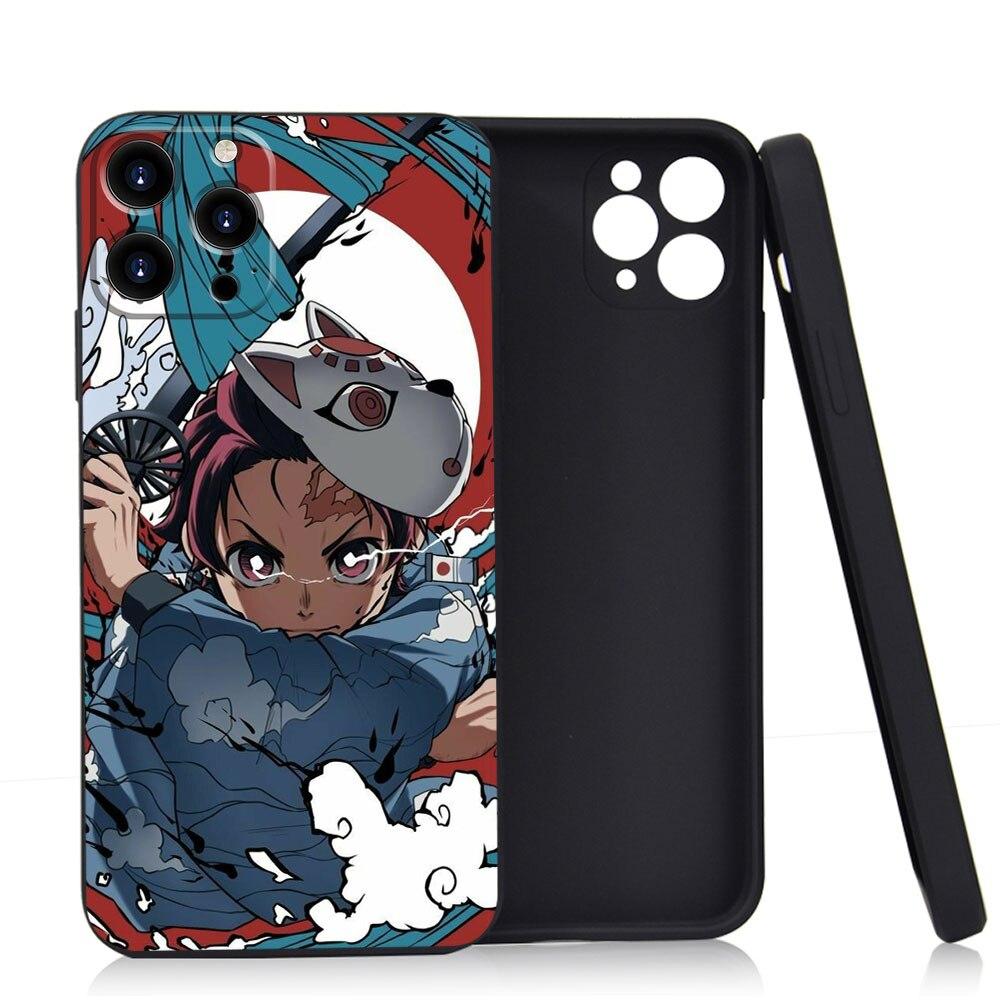 Offizieller Fall für iPhone 14 X 12 7 XS 13 Pro Max 8 Plus XR 11 5 6S SE2022 SE2 6 Mini SE Dämon Slayer Kimetsu No Yaiba