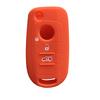 For FIAT EGEA Key Cover for Fiat Toro 500X Egea Tipo Silica Gel Flip Key Case for Car Folding Protector for Dodge Neon Key Case