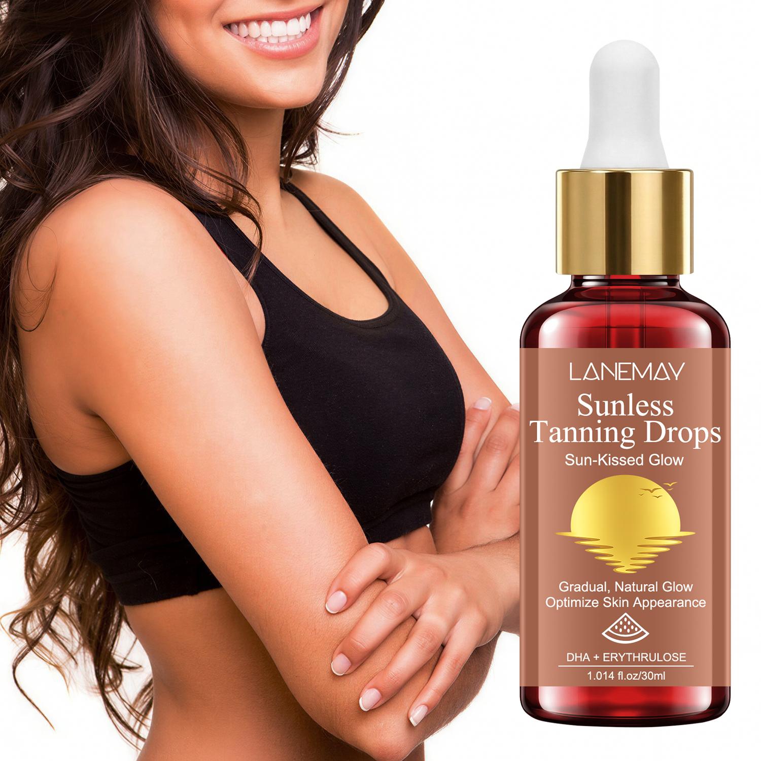 

Sunless Tanning Drops-Helps Prevent Dryness After Sun Exposure-Achieve A Natural Health Skin Tone-30ml