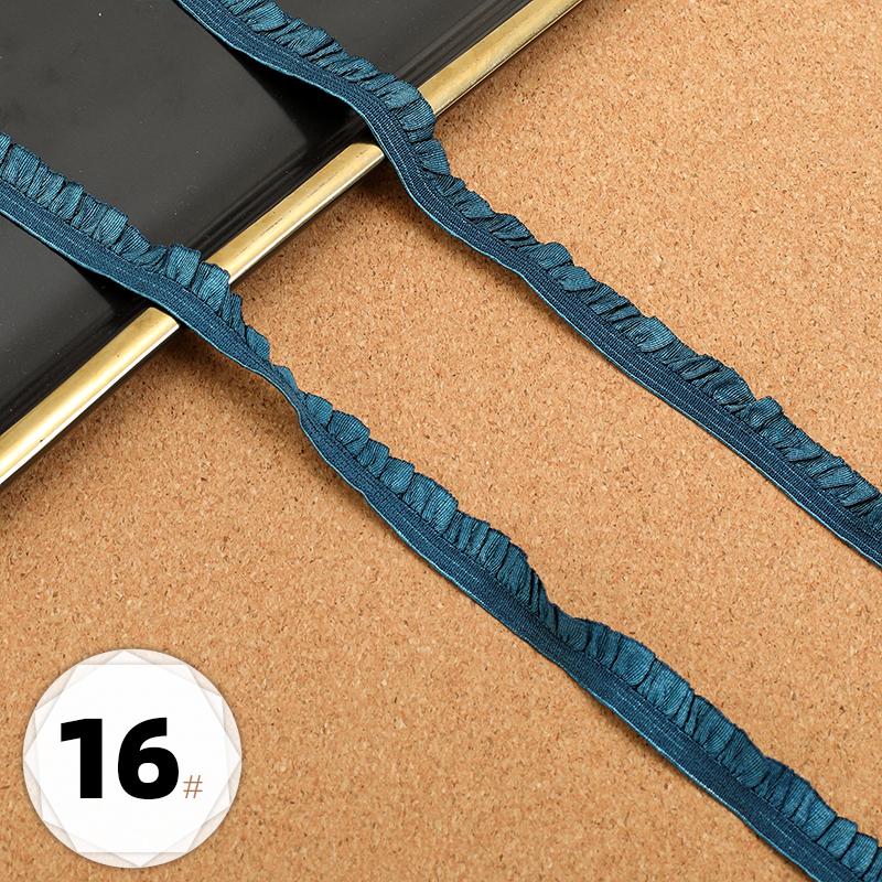 5m Elastic Lace DIY Clothing Neckline Cuff Cloth Strips Clothes Hem Decorative Trim Ribbons Party Dress Decoration Sewing Fabric