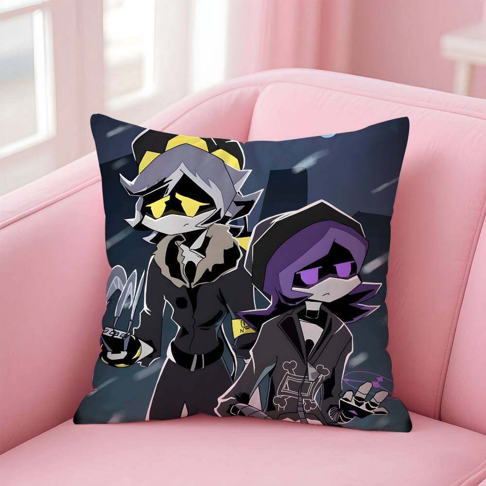 ANIME m-Murder d-Drones Pillow Case Pattern Printing Pillowcase Living Room Sofa Cushion Cover Bedroom Room Decor