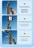 360° Rotating Aluminum Selfie Stick Tripod with Anti-Shake and Universal Live Streaming Holder