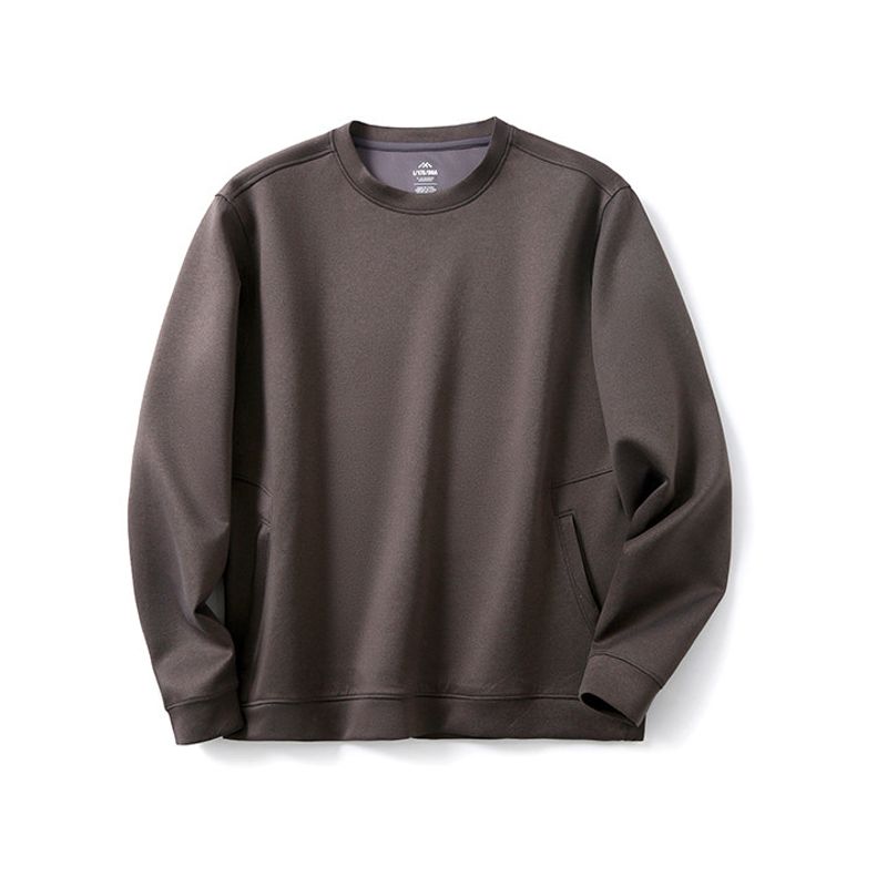 Air Cotton Sweatshirt Outwear Men 2024 New Spring and Autumn round-Neck Non-Hoodie Export Men's Outdoor Casual Tops
