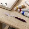 Oil Painting Accessories Scraper, Stainless Steel with Wooden Handle Palette Cutter, Paint Scraper for Thick Evenly Mixed Art Spatula, Acrylics