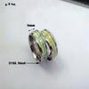 Fashion Stainless Steel Luminous Finger Ring For Women Men Glowing In Dark Heart Couple Wedding Bands Jewelry Gift Accessories