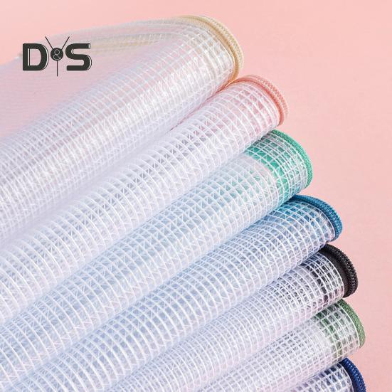 File Bag Large Capacity Storage A4 Files Stationery Carrying Case Transparent Visual Design Portable Document Organizer