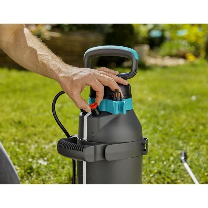 GARDENA Pulvérisateur à pression préalable Plus – Contenance réservoir 5L – Longueur tuyau 150cm – Pression max 3 bar – (11138-20)
