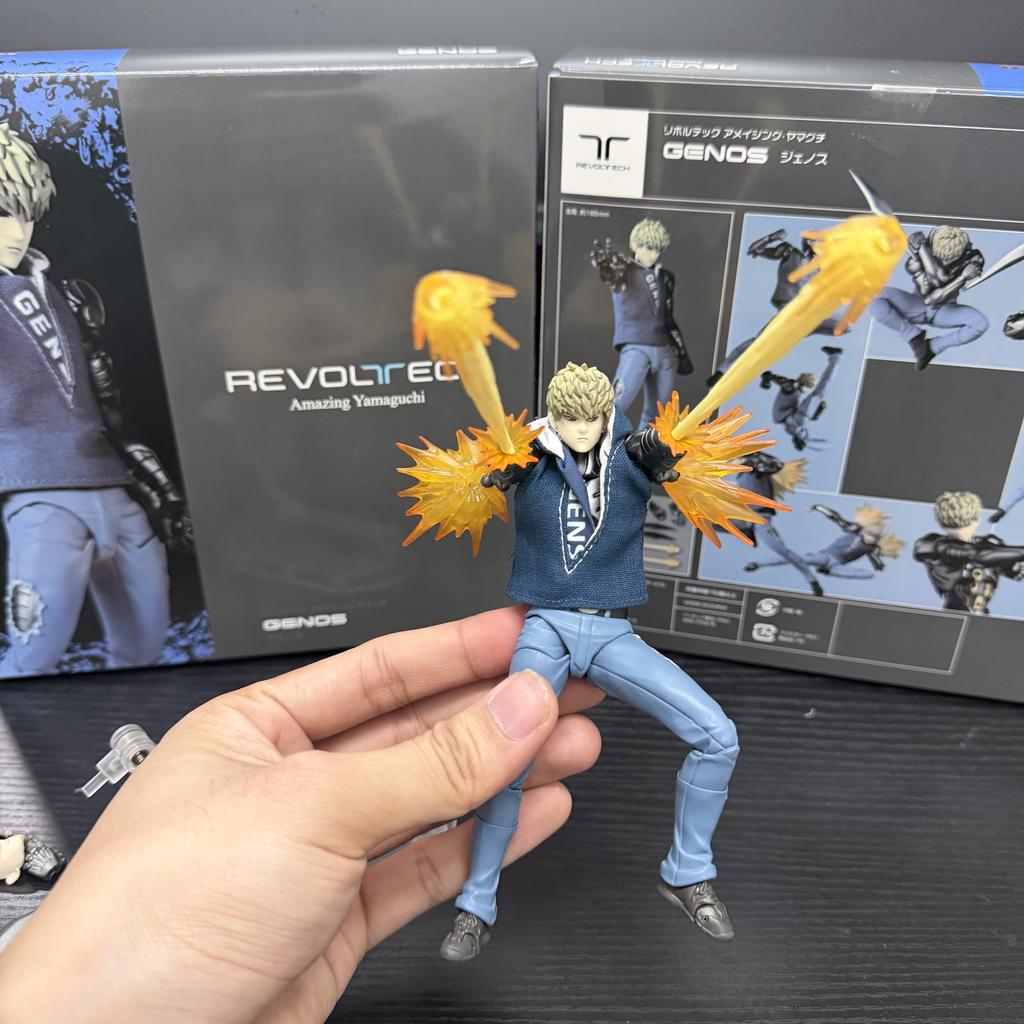 Ko Genos Anime Action Figures One Punch Man Figurine Joint Movable Model Statue Kids Toys Gifts