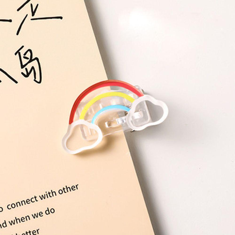 Stationery Page Holder Index Clamp Snacks Sealing Clip Paper Clip Binder Clips Transparent Clip