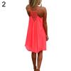 Sexy Damen-Sommerkleid, lässig, ärmellos, Träger, rückenfrei, Strandkleid für Abendparty