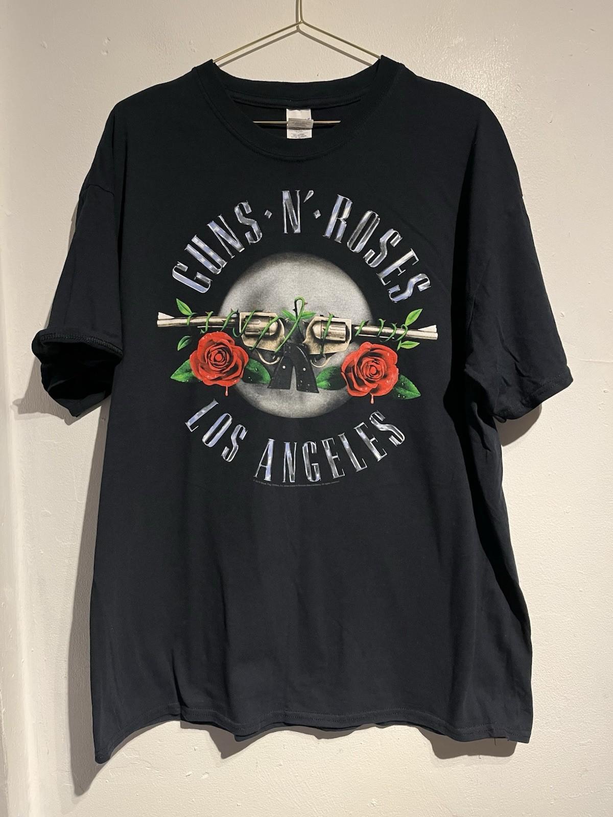 Guns N Roses Shirt XL Los Angeles Rock N Roll Metal Axl Slash Gig Festival Unisex T-Shirt S