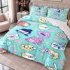 Adventure Time cartoon 3Pcs Bedding Set Duvet Cover With Two Pillowcases For Bedroom Home Decoration