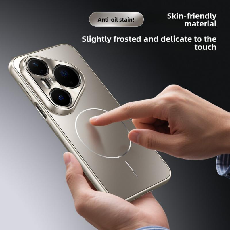 For Huawei Pura 80 Ultra Case Hard Matte Magsafe Wireless Charging Protective Back Cover For Huawei Pura 80 70 60 50 Pro Shell