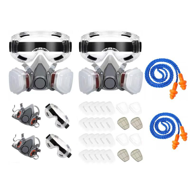 6200 Atemschutzmaske für Spritzlacke, Pestizide, Chemikalien, Gas und Formaldehyd