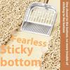 Stainless Steel Cat Litter Scoop Wooden Handle Long Handled Litter Box Shovel Large with Hanging Hook Pet Waste Picker