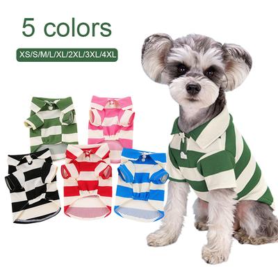 Camisa Polo para Perro Ropa para Perros Verano Ropa Informal para Perros Pequeños Grandes Gatos Camiseta Chihuahua Pug Disfraces Yorkshire Camisas