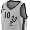 Nike NBA Spurs #10 DeRozan Fan dres Sezóna 2019-2020 Pánske vrchné diely Šedá 877224-011