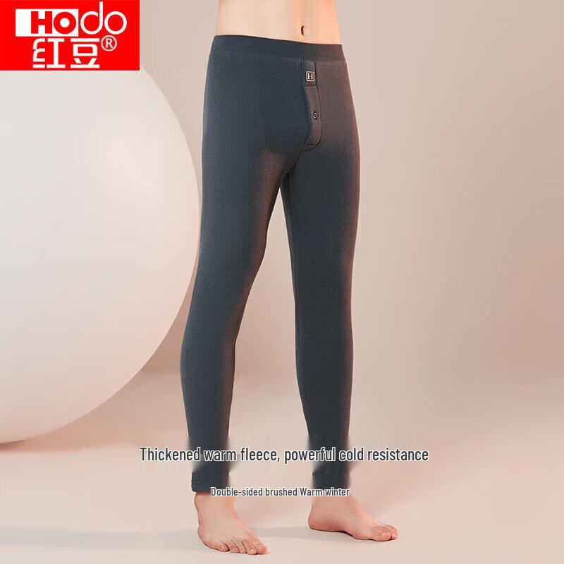 Hongdou Wool-Blend Thermal Underwear Pants
