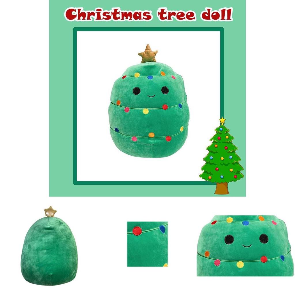 Carol The Christmas Tree Squishmallow Plush Toys Soft And Cozy Xmas Decoration Stuffed Doll For All Ages