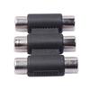 3 RCA AV Audio Video Female To Female Coupler Adapter Extension Cable Component