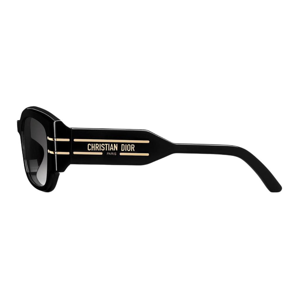 Dior Square Sunglasses With Christian  Paris Logo Women Sunglasses Black DIORSIGNATURES13F-10A1