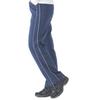 egneL Casual Made In Side Day Nursing Sports Women's Jersey, Japan, Fleece-Lined, Warm, Stripes, Loungewear, Care, Care, Walking, (001-NV-L-70)