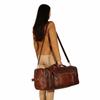 Herrentasche, Leder, Reisetasche, Gepäck, Fitnessstudio, Vintage, echt, Wochenende, Übernachtung, neu