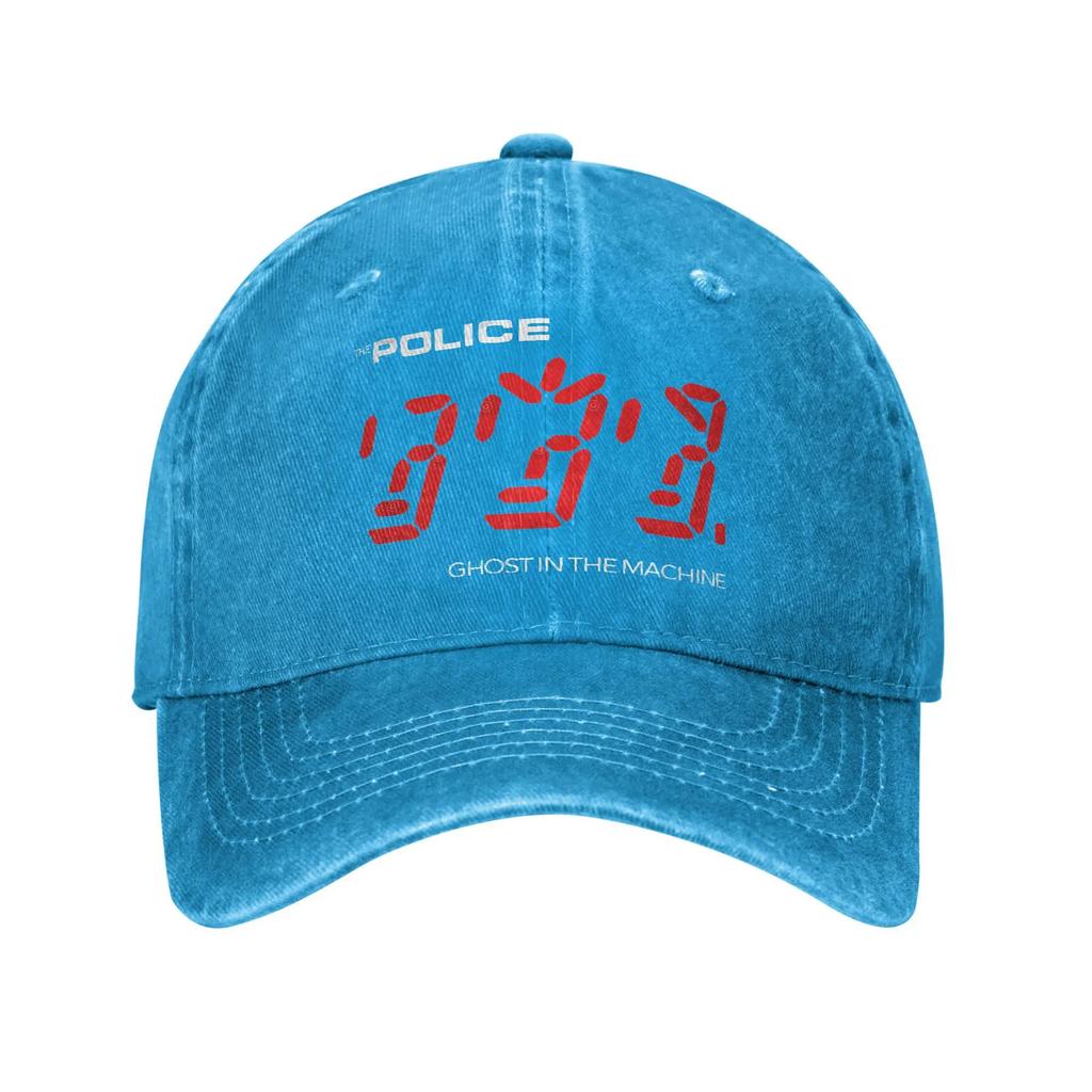Washed Baseball Cap The Police Band Ghost In The Machine Summer Trucker Hat For Couple Women  Vintage Outdoor Sun Baseball Caps