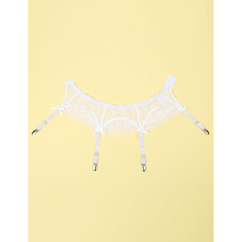 [ohyeahlady] Garter Belt Race Large Size Ladies Garter Adjustable Suspenders 4 Belts Summer Not Easy To Get Stuffy for Women Garter Underwear Simple