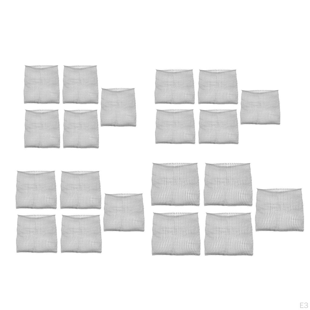 5 Pack Baskets with Net Bags And Wire Framework